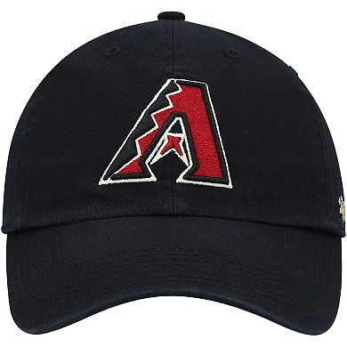 Youth '47 Black Arizona Diamondbacks Team Logo Clean Up Adjustable Hat