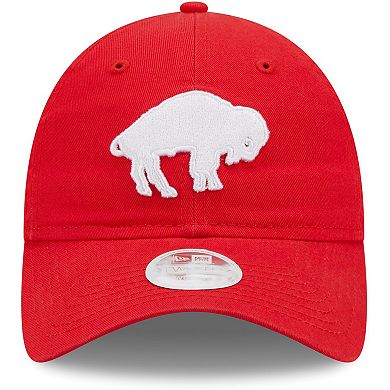 Women's New Era Red Buffalo Bills Core Classic 2.0 Historic 9TWENTY Adjustable Hat