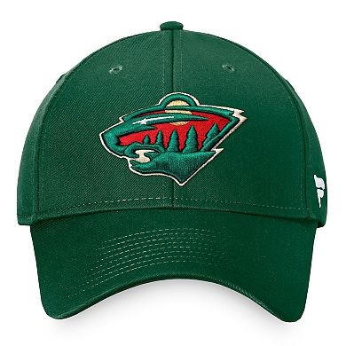 Men's Fanatics Branded Green Minnesota Wild Core Adjustable Hat