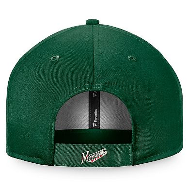Men's Fanatics Branded Green Minnesota Wild Core Adjustable Hat