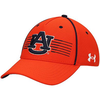 Men's Under Armour Orange Auburn Tigers Iso-Chill Blitzing Accent Adjustable Hat