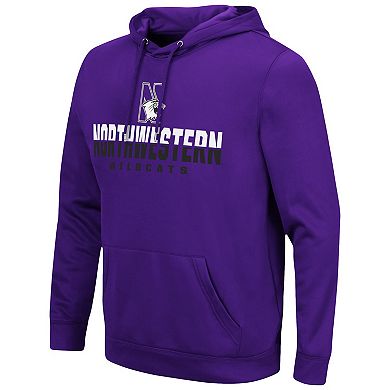 Men's Colosseum Purple Northwestern Wildcats Lantern Pullover Hoodie