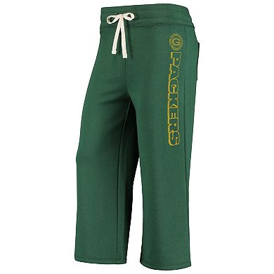 Women's Junk Food Green Green Bay Packers Cropped Pants