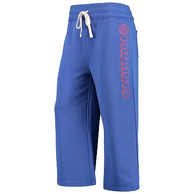 Women's Junk Food Royal New England Patriots Cropped Pants