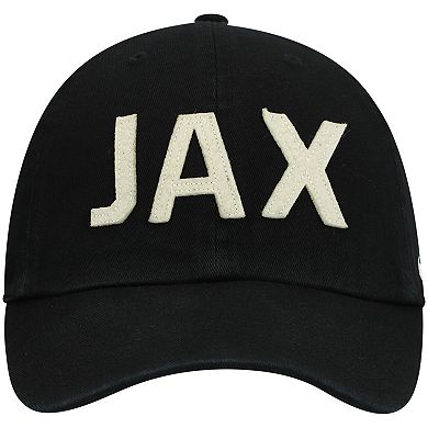Women's '47 Black Jacksonville Jaguars Finley Clean Up Adjustable Hat