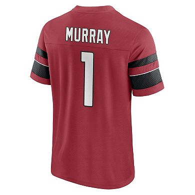 Men's Fanatics Branded Kyler Murray Cardinal Arizona Cardinals Hashmark Name & Number V-Neck T-Shirt