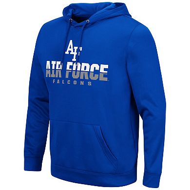 Men's Colosseum Royal Air Force Falcons Lantern Pullover Hoodie