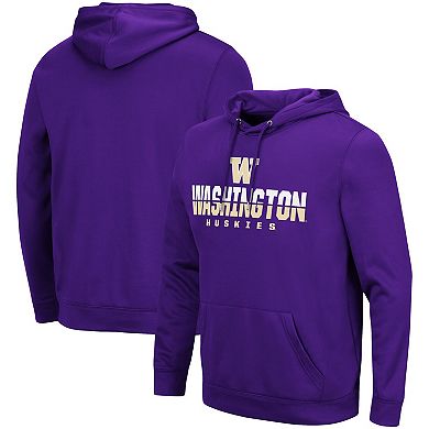 Men's Colosseum Purple Washington Huskies Lantern Pullover Hoodie