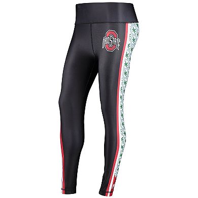 Women's Concepts Sport Black Ohio State Buckeyes Dormer Knit Leggings