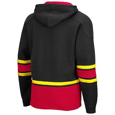 Men's Colosseum Black Maryland Terrapins Lace Up 3.0 Pullover Hoodie
