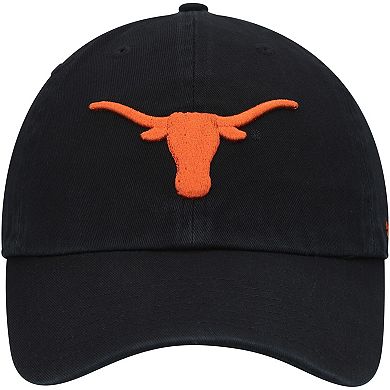 Men's '47 Black Texas Longhorns Vintage Clean Up Adjustable Hat