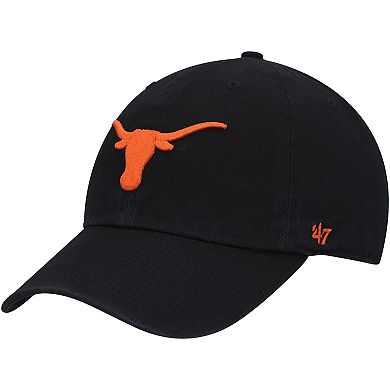 Men's '47 Black Texas Longhorns Vintage Clean Up Adjustable Hat