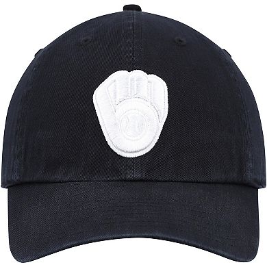 Men's '47 Black Milwaukee Brewers Challenger Adjustable Hat