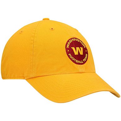 Men's '47 Gold Washington Football Team Secondary Clean Up Adjustable Hat