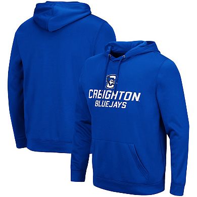 Men's Colosseum Royal Creighton Bluejays Lantern Pullover Hoodie