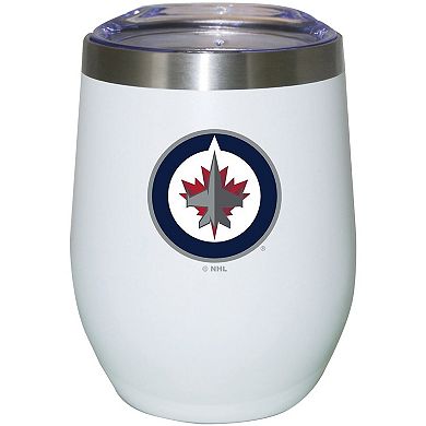 Winnipeg Jets 12oz. Logo Stemless Tumbler