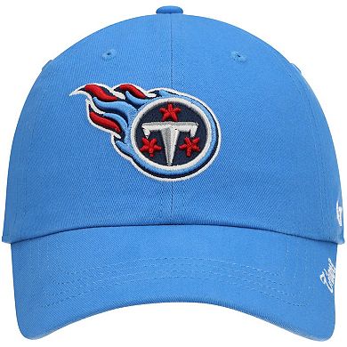 Women's '47 Light Blue Tennessee Titans Miata Clean Up Secondary Logo Adjustable Hat