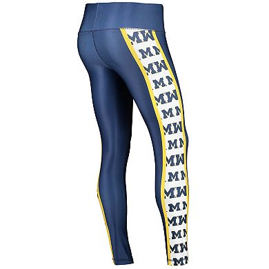 Women's Concepts Sport Navy Michigan Wolverines Dormer Knit Leggings