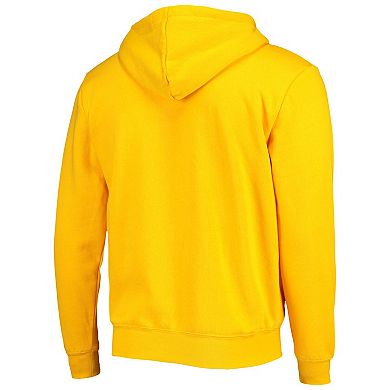 Men's Colosseum Gold Missouri Tigers Arch & Logo 3.0 Full-Zip Hoodie