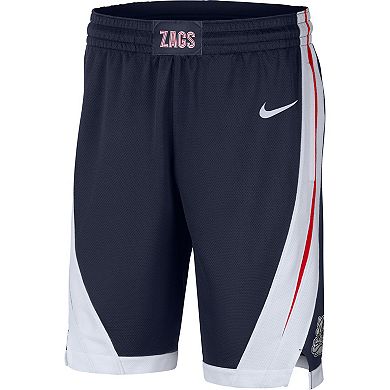 Men's Nike Navy Gonzaga Bulldogs Replica Performance Basketball Shorts