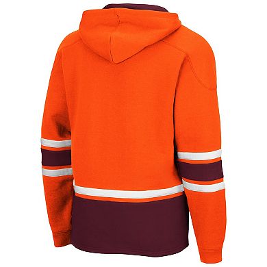 Men's Colosseum Orange Virginia Tech Hokies Lace Up 3.0 Pullover Hoodie