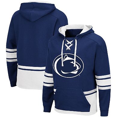 Men's Colosseum Navy Penn State Nittany Lions Lace Up 3.0 Pullover Hoodie