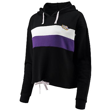 Women's Gameday Couture Black/Purple LSU Tigers Leave Your Mark Pullover Hoodie