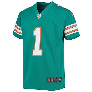 Youth Nike Tua Tagovailoa Aqua Miami Dolphins Game Jersey