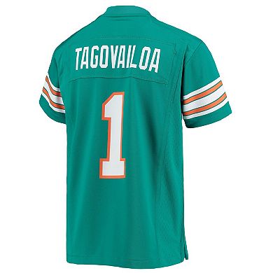 Youth Nike Tua Tagovailoa Aqua Miami Dolphins Game Jersey