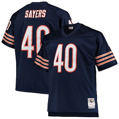 Men's Mitchell & Ness Gale Sayers Navy Chicago Bears Big & Tall 1969 Retired Player Replica Jersey