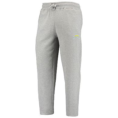 Men's Gray Los Angeles Chargers Starter Option Run Sweatpants