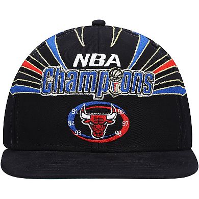 Men's Mitchell & Ness Black Chicago Bulls Hardwood Classics 1998 NBA Champions Snapback Hat