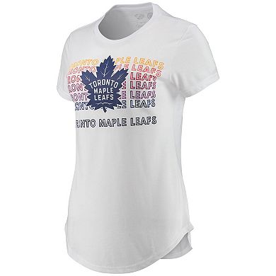 Women's Concepts Sport White/Charcoal Toronto Maple Leafs Sonata T-Shirt & Leggings Set