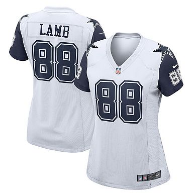 Women's Nike CeeDee Lamb White Dallas Cowboys 2nd Alternate Game Jersey