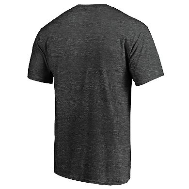 Men's Fanatics Branded Heathered Charcoal Chicago Bears Primary Logo Team T-Shirt