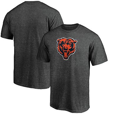 Men's Fanatics Branded Heathered Charcoal Chicago Bears Primary Logo Team T-Shirt