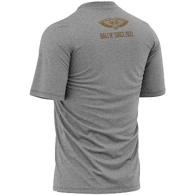 Men's BALL'N Heathered Gray New Orleans Pelicans Since 2013 T-Shirt