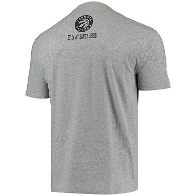 Men's BALL'N Heathered Gray Toronto Raptors Since 1995 T-Shirt