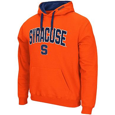 Men's Colosseum Orange Syracuse Orange Big & Tall Arch & Logo 2.0 Pullover Hoodie