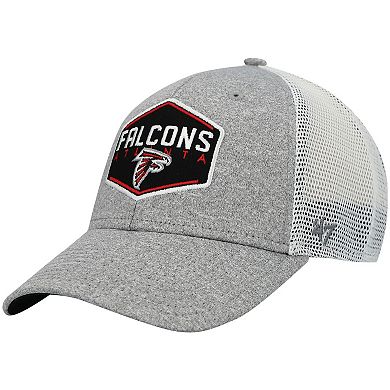 Men's '47 Heathered Gray/White Atlanta Falcons Hitch Contender Flex Hat