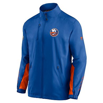 Men's Fanatics Branded Royal New York Islanders Authentic Pro Locker Room Rinkside Full-Zip Jacket