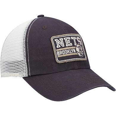 Men's '47 Charcoal Brooklyn Nets Off Ramp Trucker Snapback Hat