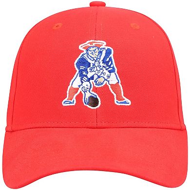 Youth '47 Red New England Patriots Legacy Basic MVP Adjustable Hat