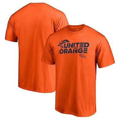 Men's Fanatics Branded Orange Denver Broncos ReUnited In Orange T-Shirt