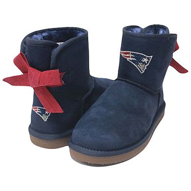 Women's Cuce New England Patriots Low Team Ribbon Boots