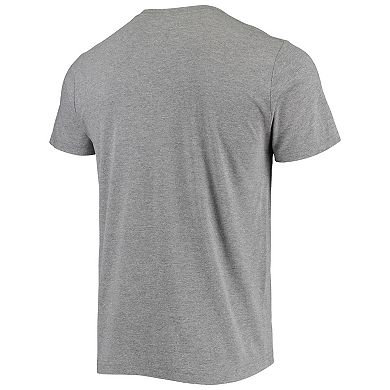 Men's Homage Heathered Gray Cincinnati Reds Hyper Local Tri-Blend T-Shirt