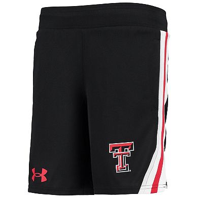 Youth Under Armour Black Texas Tech Red Raiders Game Day Mesh Shorts