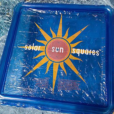 Solar Sun Rings UV Resistant Swimming Pool Heater Square Solar Cover, Sunburst