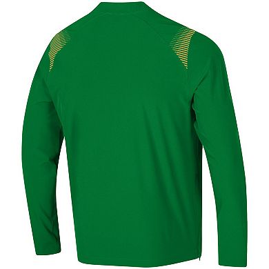 Men's Under Armour Green Notre Dame Fighting Irish 2021 Sideline Motivate Quarter-Zip Jacket