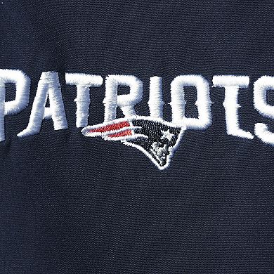 Men's Dunbrooke Navy/Gray New England Patriots Big & Tall Alpha Full-Zip Hoodie Jacket